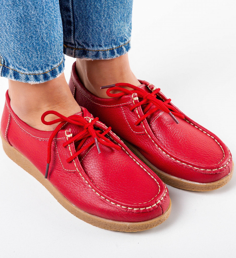Pantofi Casual Niko Rosii - Stil și Confort