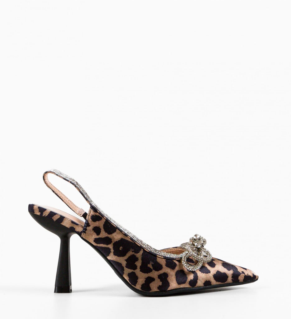 Pantofi dama Maish Animal Print eleganți - imagine 6