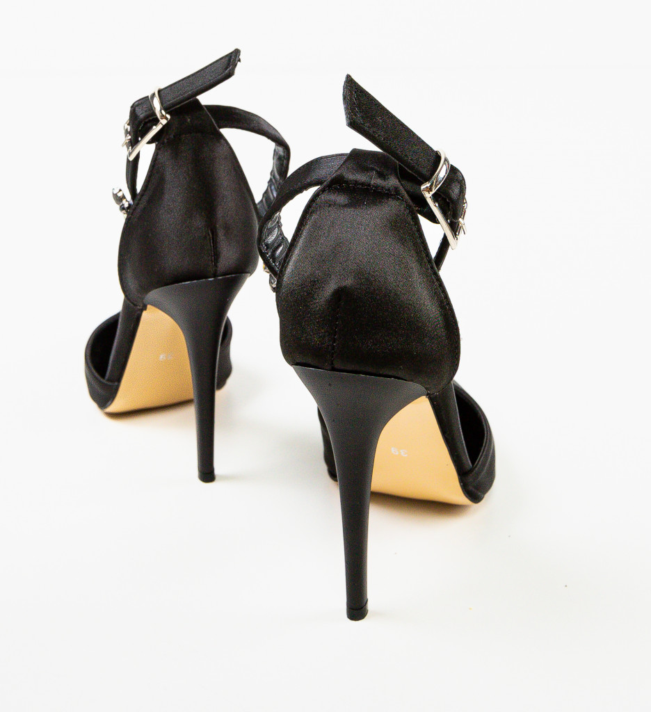 Pantofi dama Kobeza Negri | Eleganță și Stil - imagine 9
