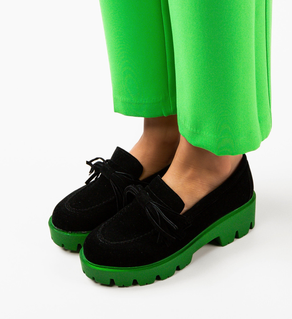 Pantofi Casual Sigvald Negri - Confort Zi de Zi - imagine 2