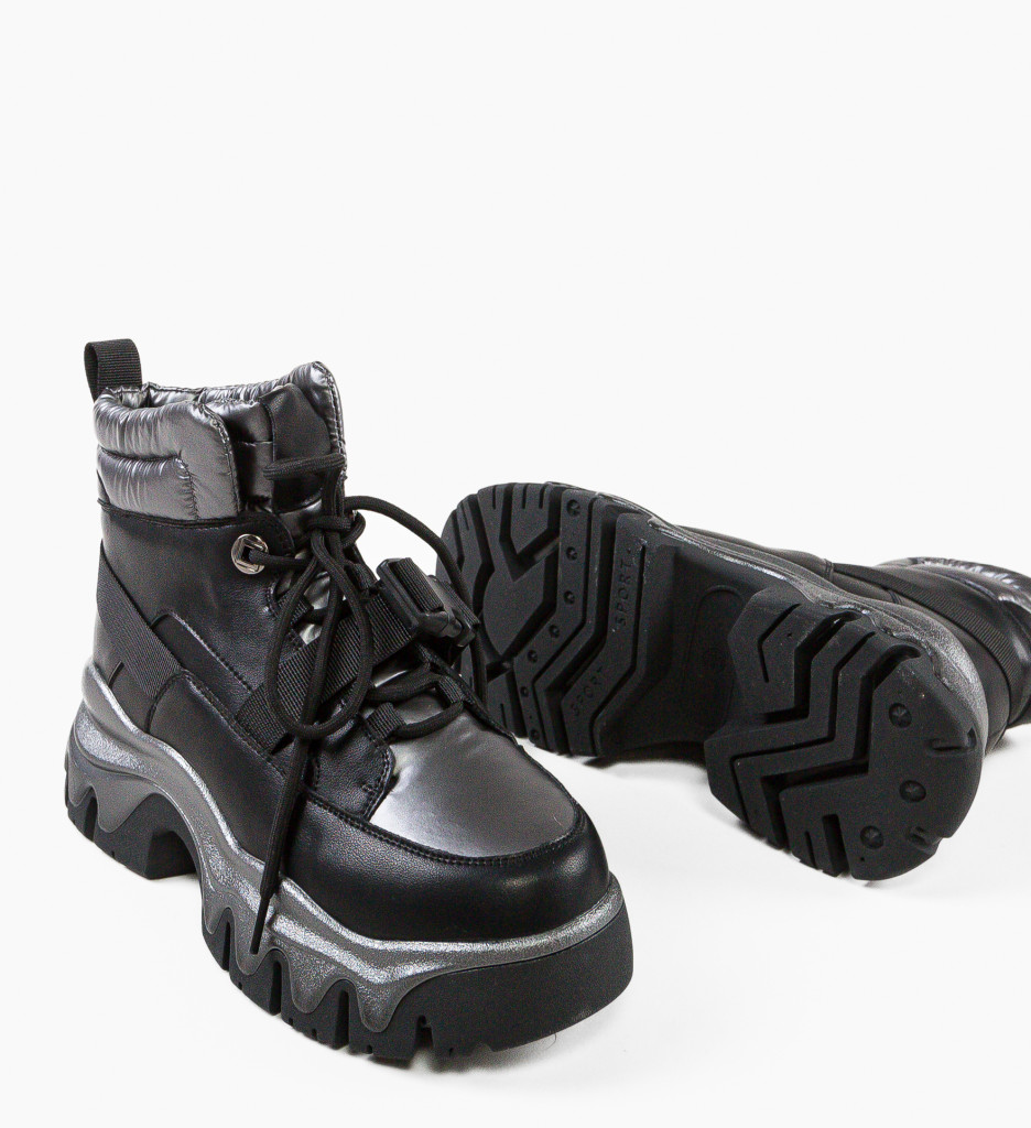 Sneakers dama Gelini Negri - Confort și Stil Urban - imagine 7