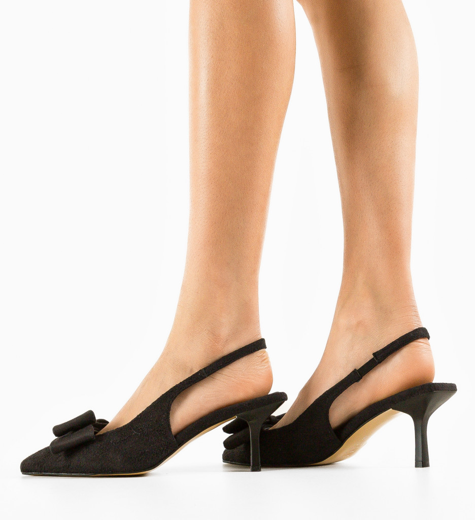 Pantofi Hugo Negri 2 cu toc elegant - imagine 10