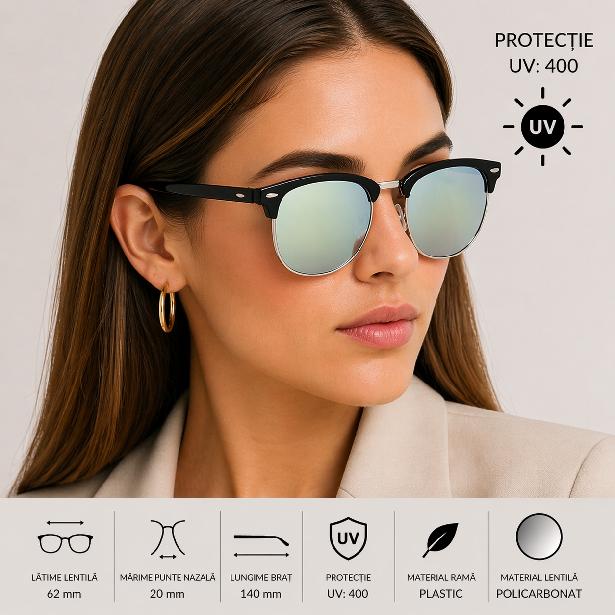 Ochelari Soare Picadili SG055 UV400 - imagine 2