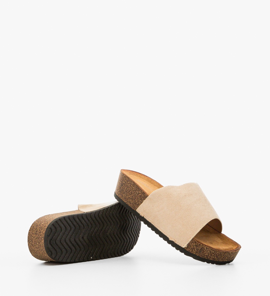 Sandale Tapan Dama Bej - Stil Casual Confortabil - imagine 5
