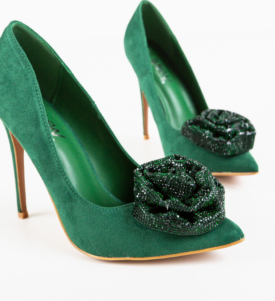 Pantofi Dama Brany Verzi | Eleganță Asigurată - imagine 5