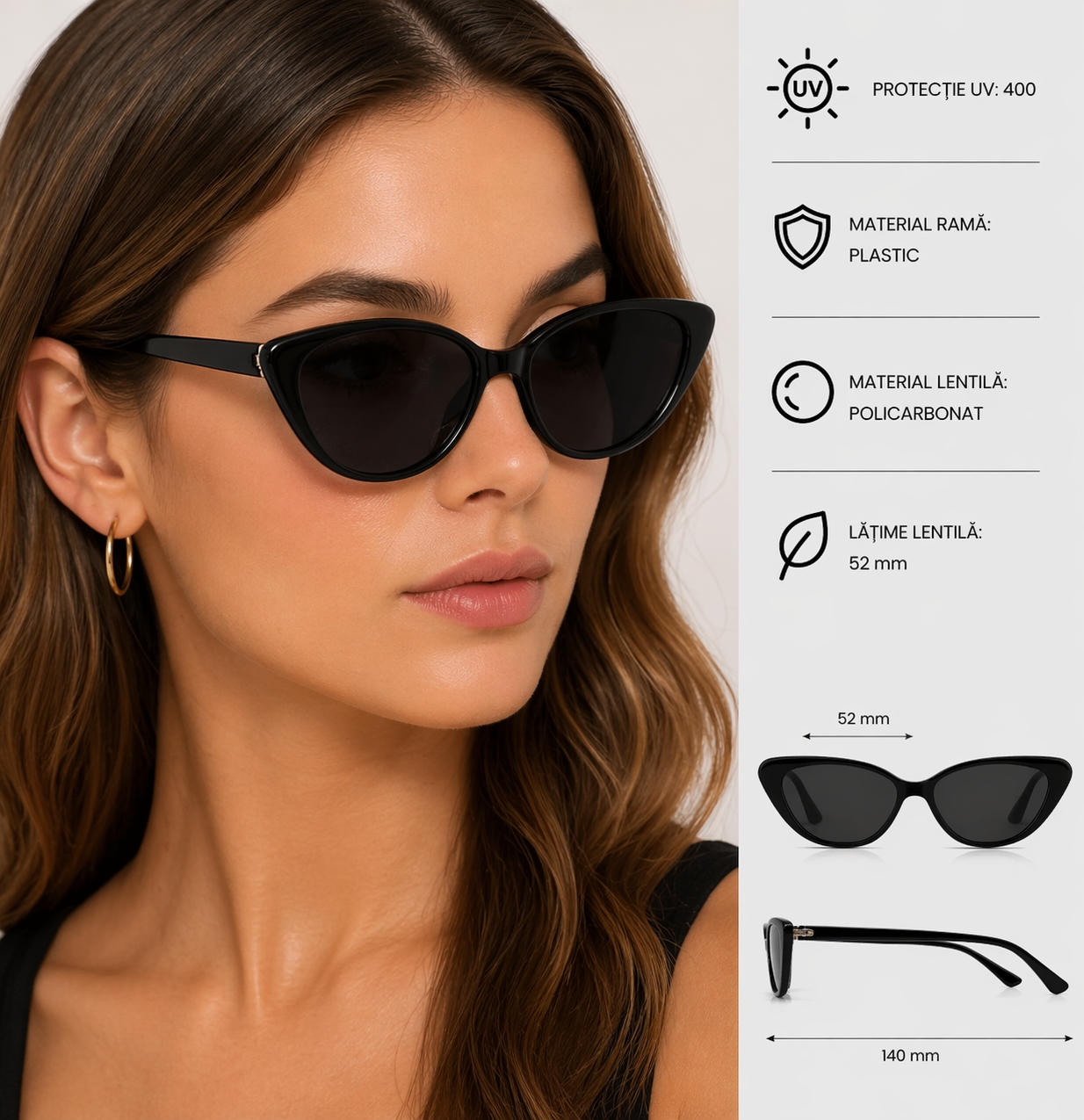 Ochelari Soare Femei Picadili SG083 UV400 - imagine 4