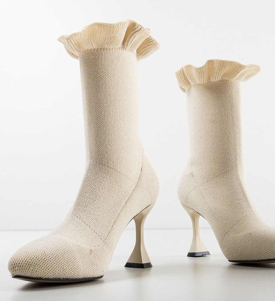 Botine Serela Bej - Eleganță și Confort - imagine 5