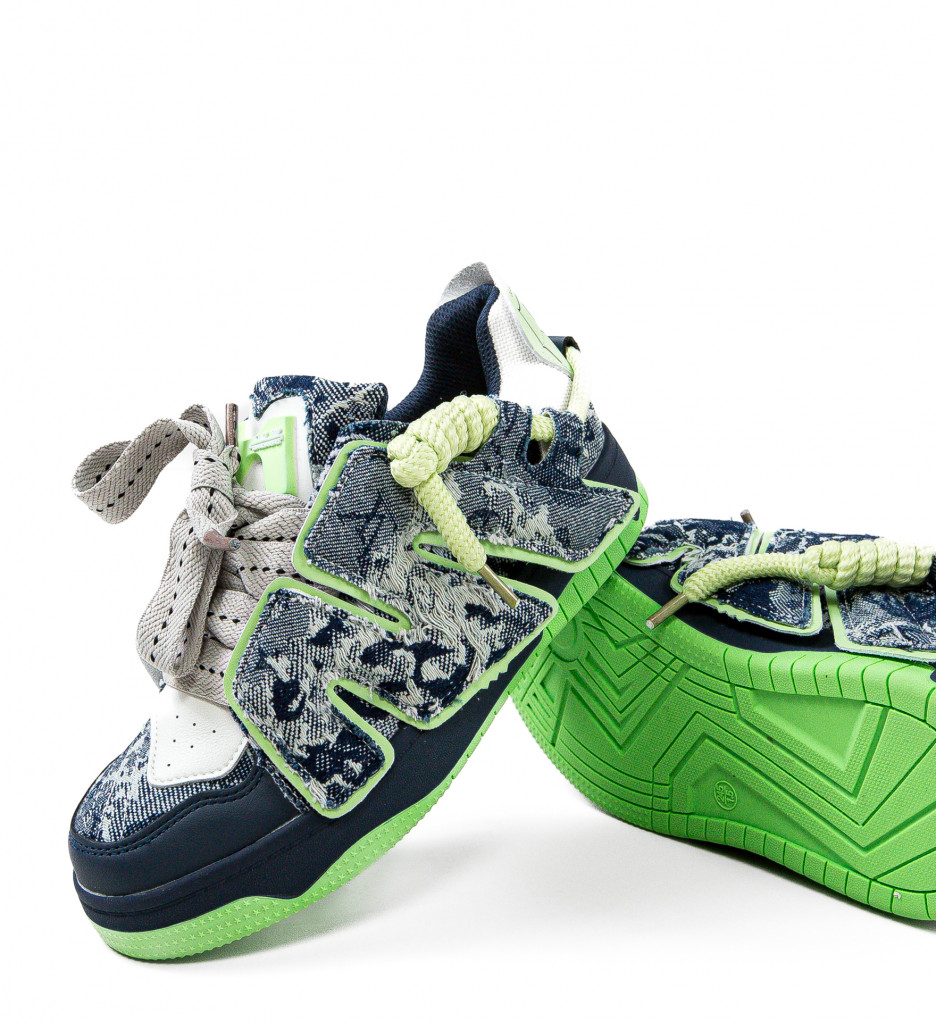 Sneakers Dama Lando Verzi - Confort și Stil - imagine 8