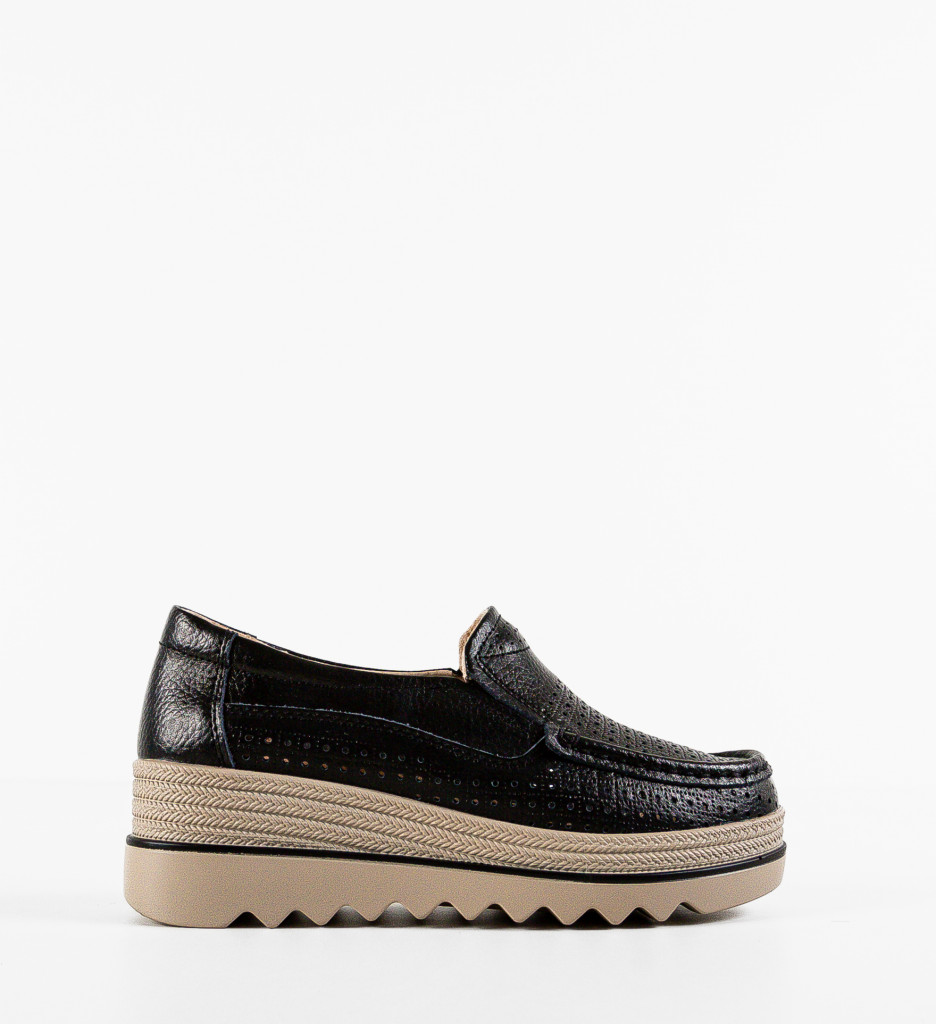 Pantofi Casual Krat Negri - Confort și Eleganță - imagine 5