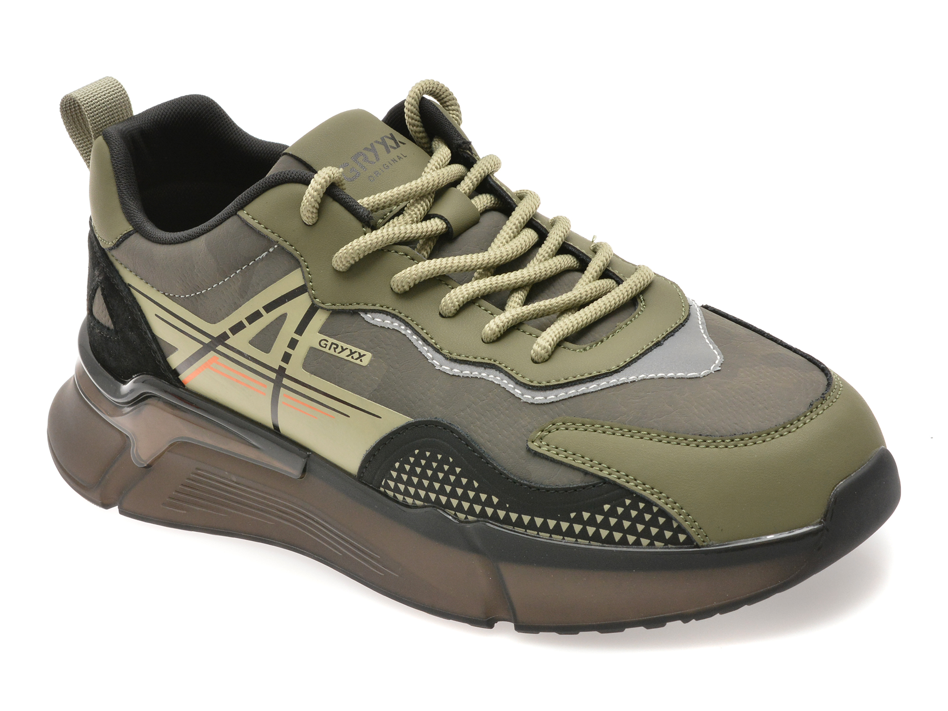 Pantofi Sport GRYXX Verzi din Piele Ecologică