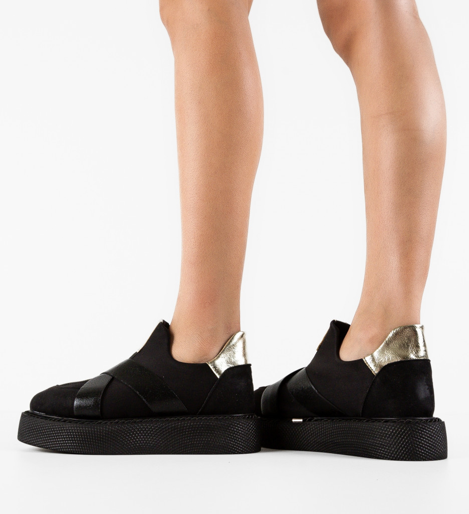 Pantofi Casual Buubu Negri - Confort și Stil
