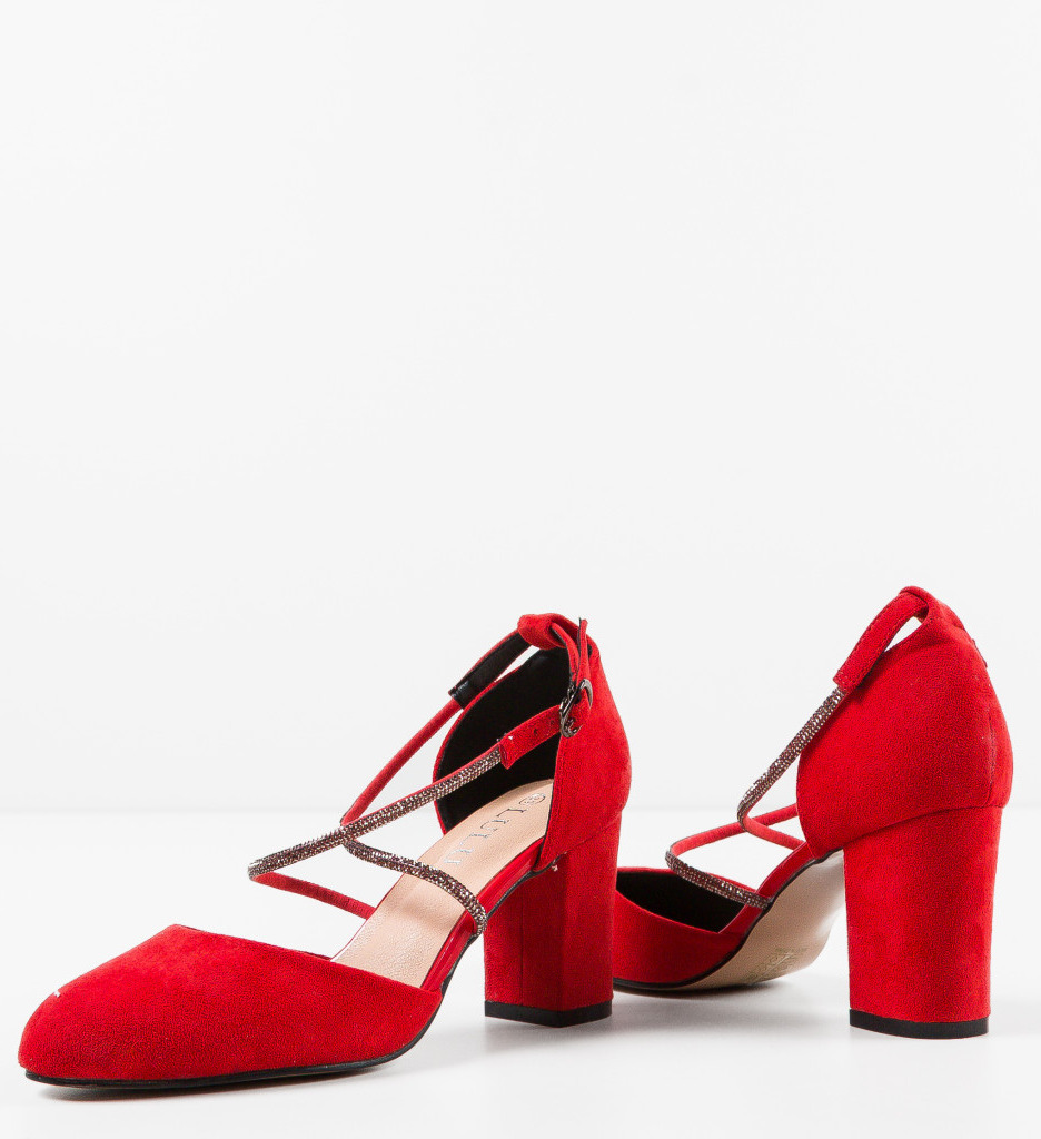 Pantofi Jonak Rosii | Eleganță și Stil - imagine 3