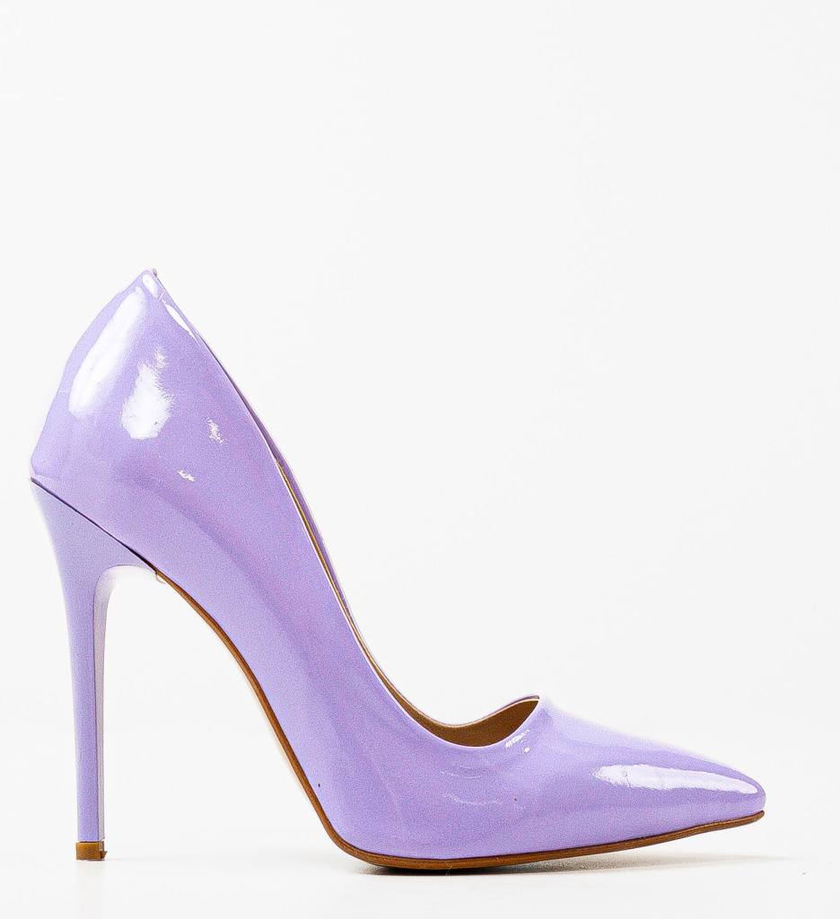 Pantofi Shaggy Mov 4 - Design Modern, Toc Stabil - imagine 4