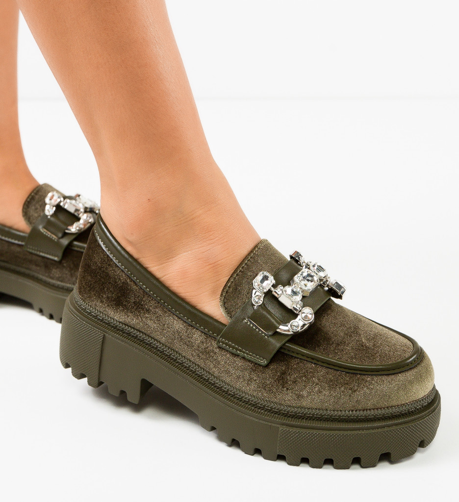 Pantofi Casual Adkins Verzi - Confort și Stil