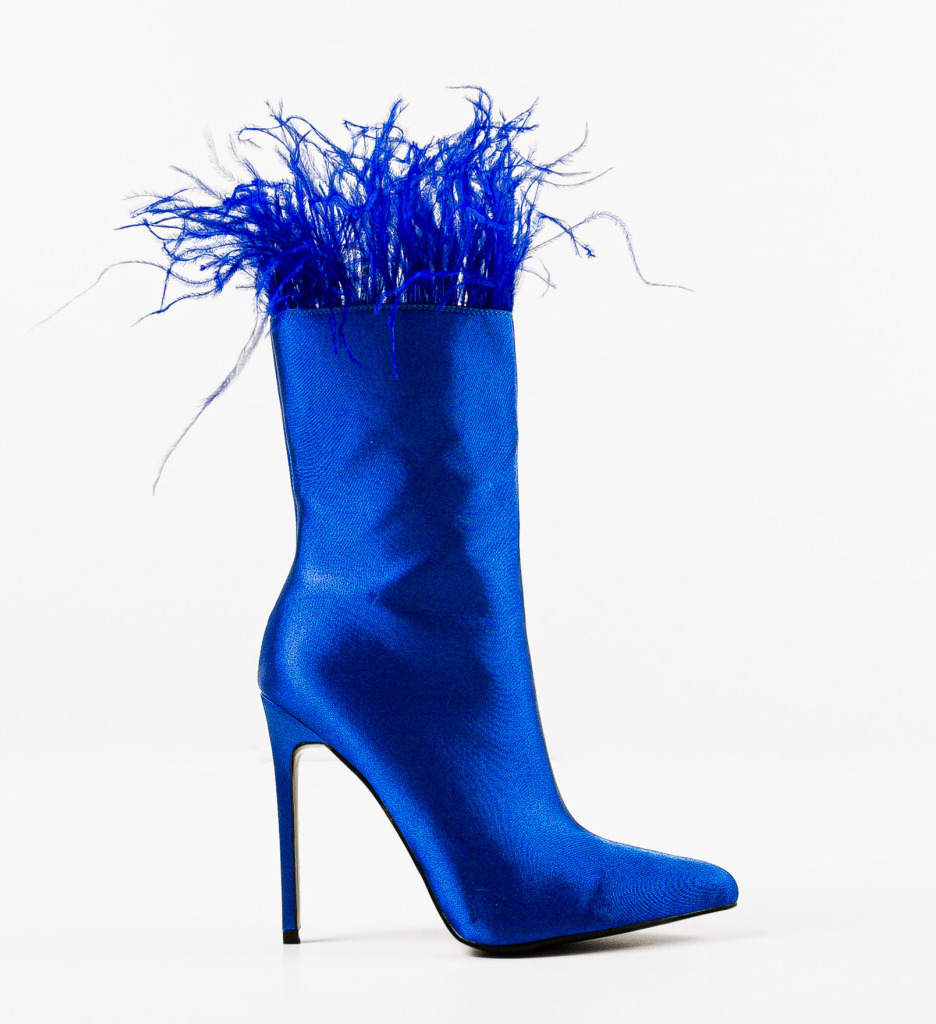 Botine Dama Fuery Albastre - Confort & Stil - imagine 4