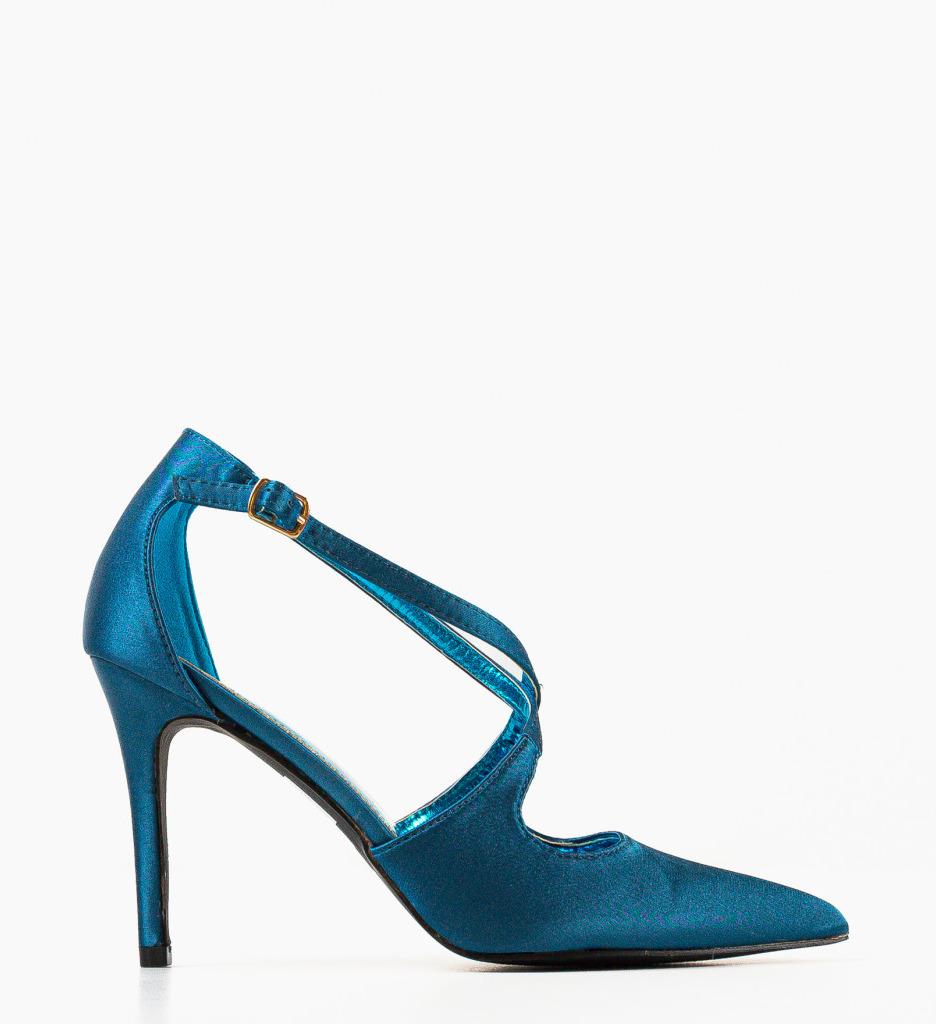 Pantofi Toc Albastri Allow - Eleganță la Fiecare Pas - imagine 5