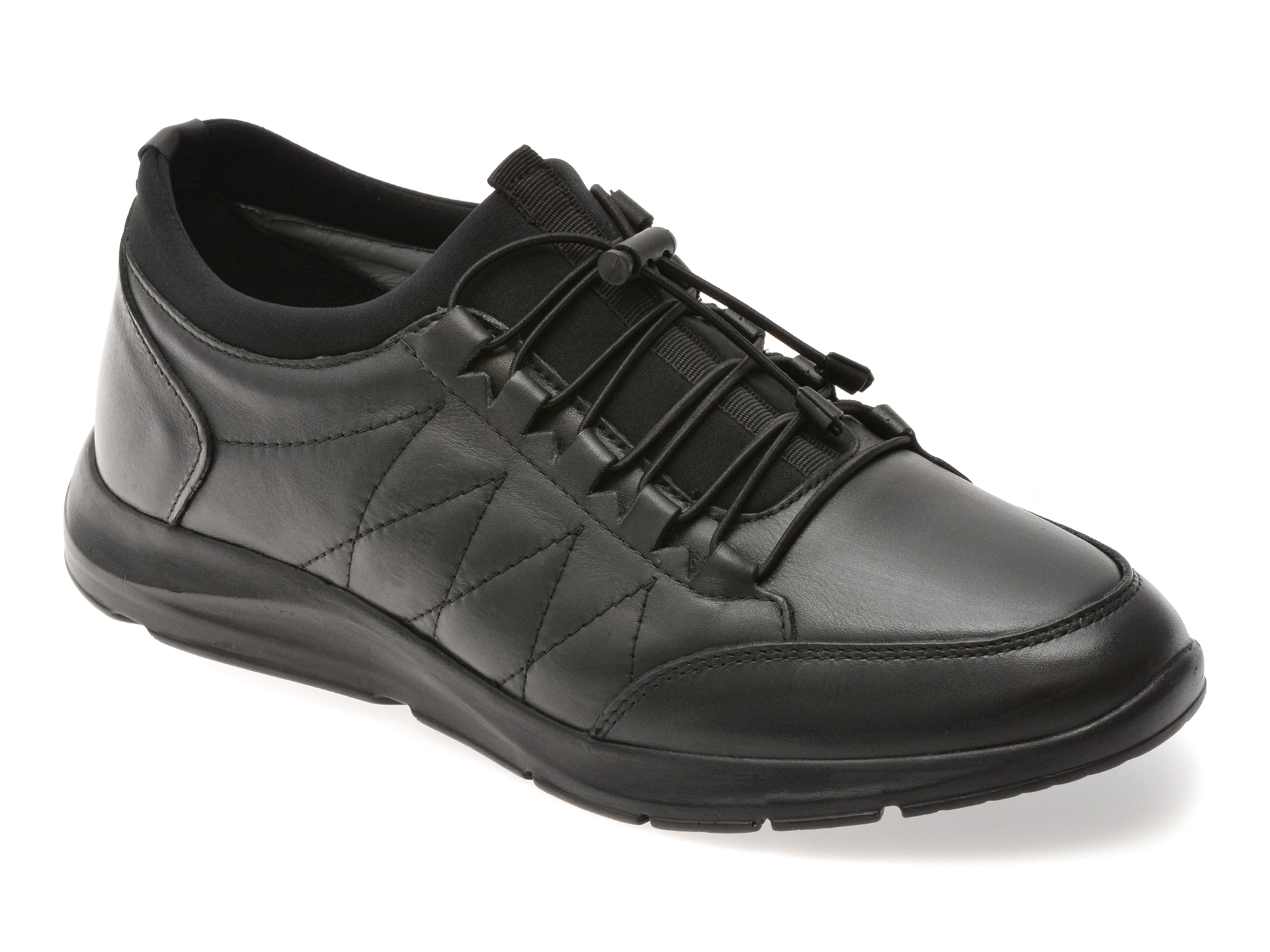 Pantofi Sport Bite The Bullet Negri Piele Naturală