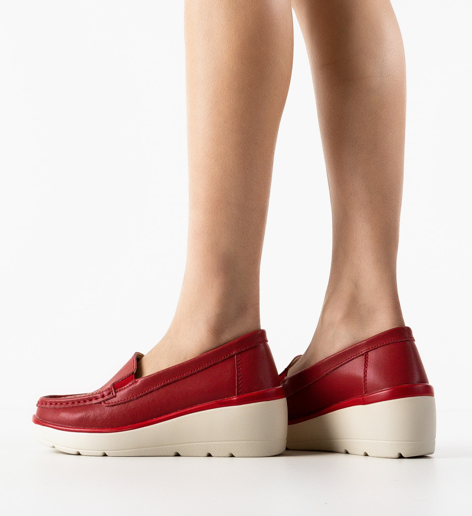 Pantofi Casual Atic Rosii - Stil și Confort - imagine 4
