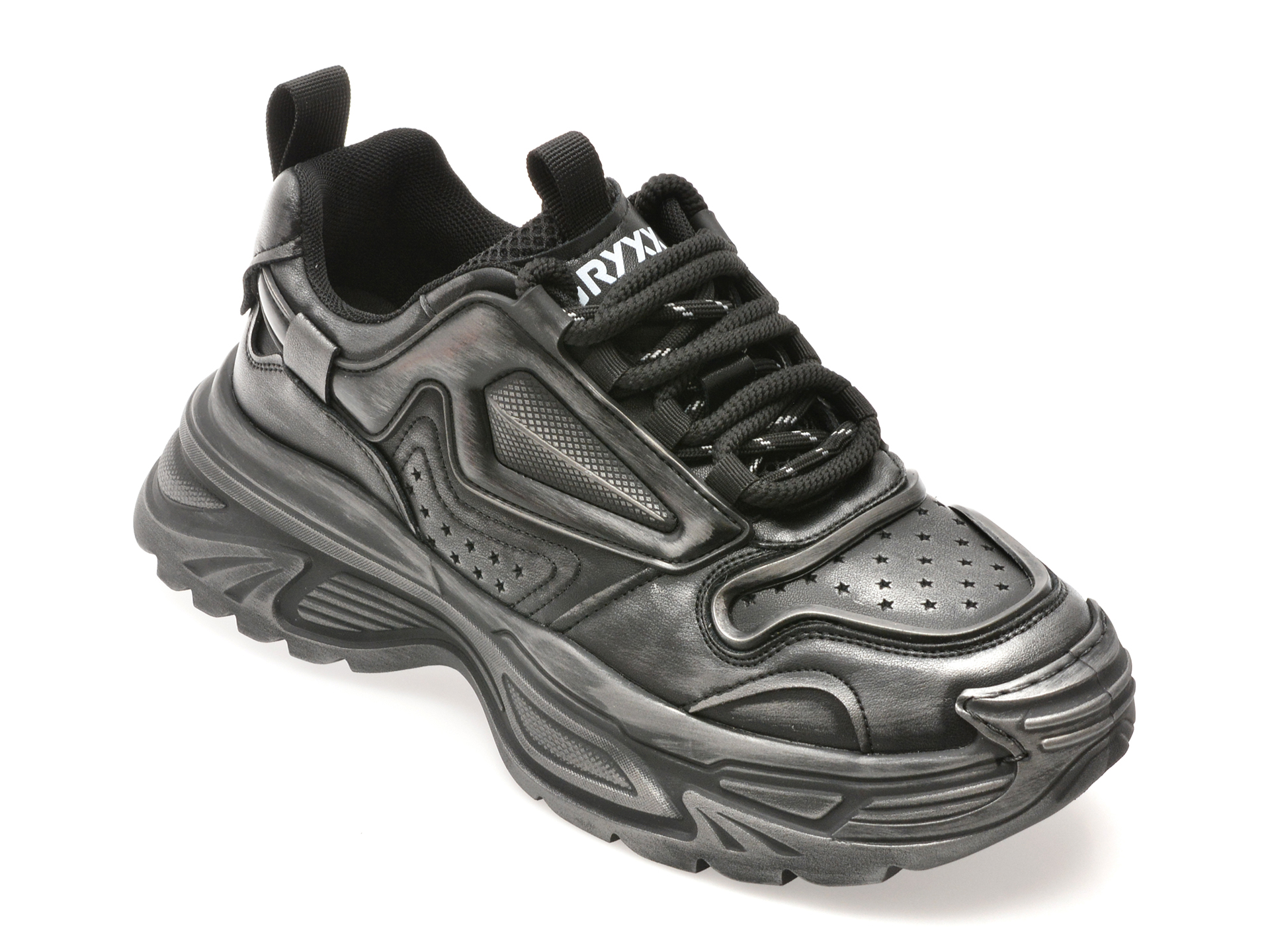 Pantofi Sport GRYXX Negri Piele Naturală