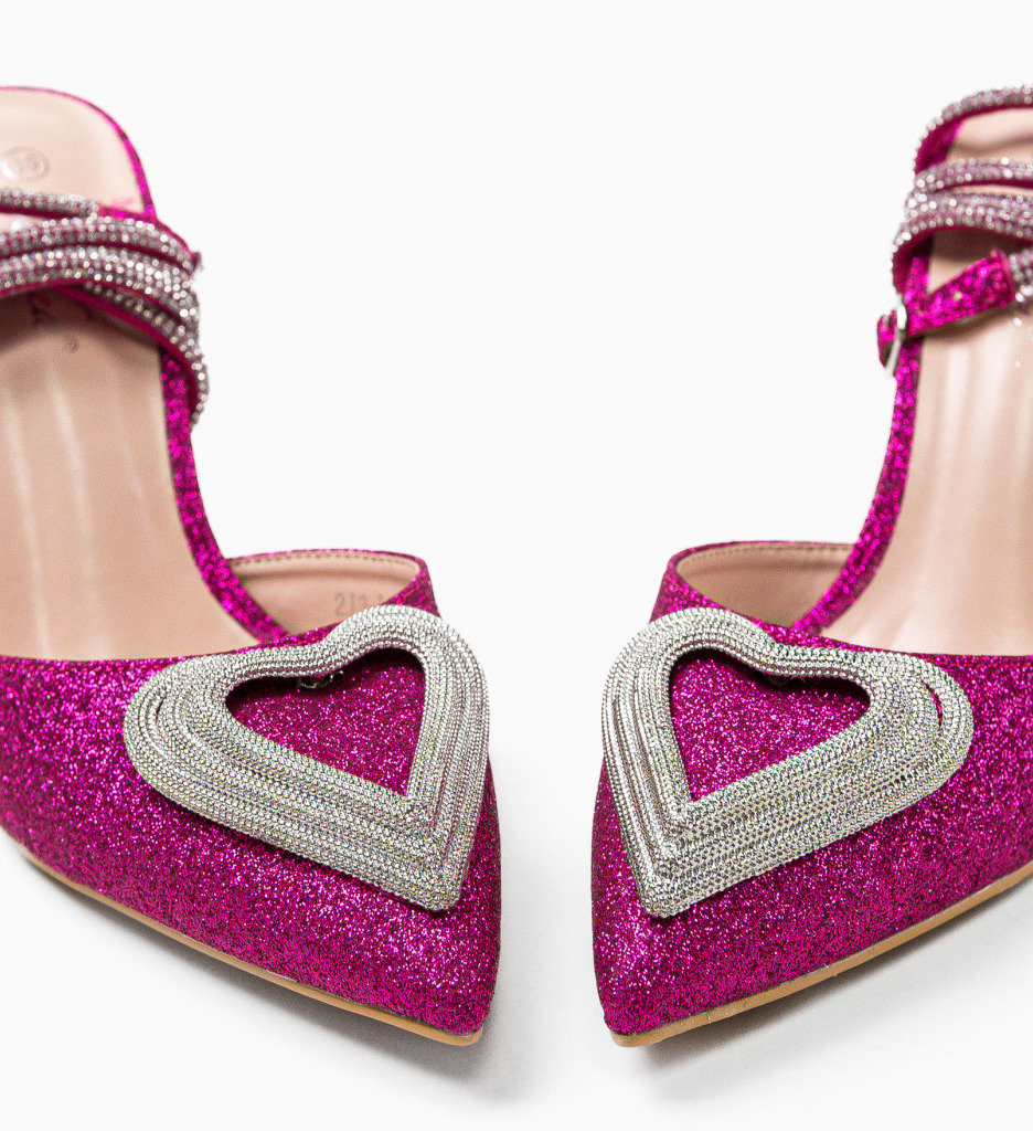 Pantofi Toc Jeuness Fuchsia - Eleganță Remarcabilă - imagine 6