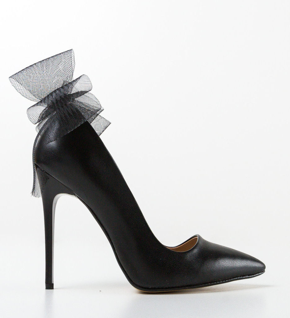 Pantofi Monroe Negri | Eleganță și Stil - imagine 5