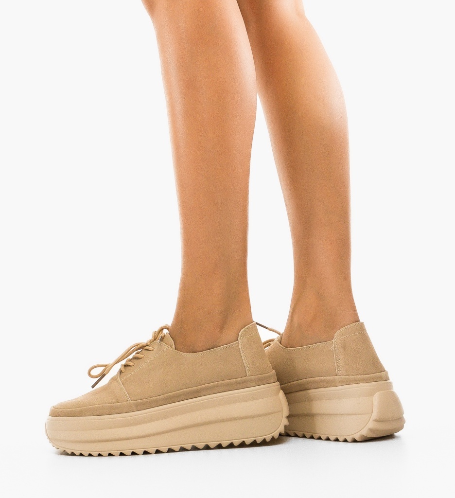 Pantofi Casual Reprale Bej - Confort și Stil - imagine 3