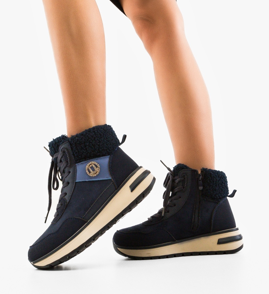Ghete Dama Atkinson Bleumarin | Eleganta si Confort - imagine 4