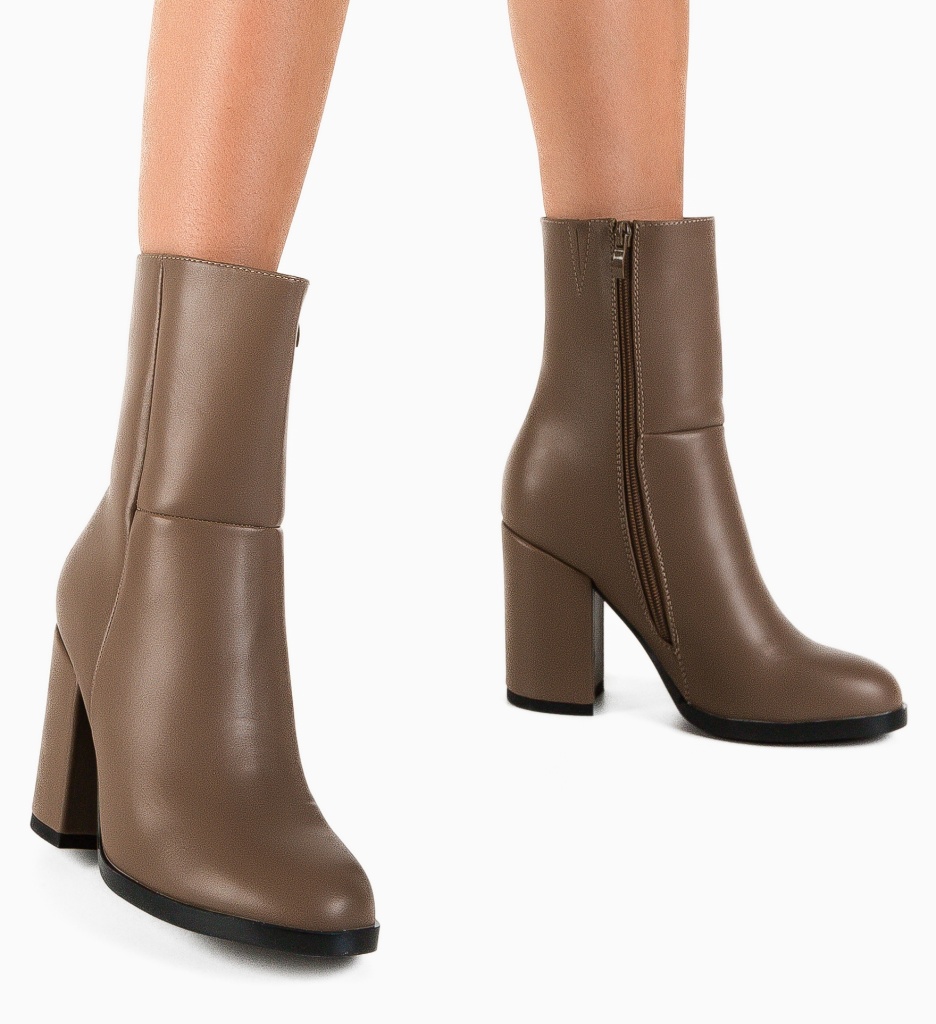 Botine Dama Tshepo Khaki | Confort și Stil - imagine 3