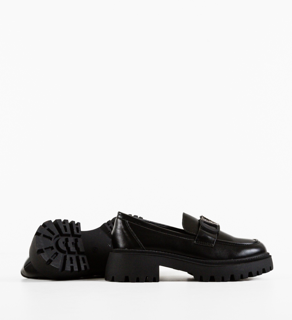 Pantofi Casual Dama Ejiro Negri | Confort & Stil - imagine 6