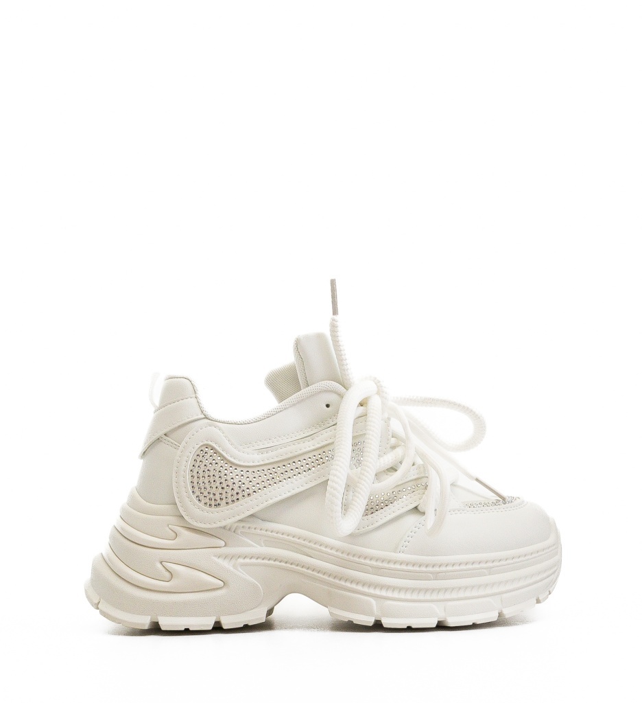 Sneakers Dama Rafe Albi - Confort și Stil - imagine 6