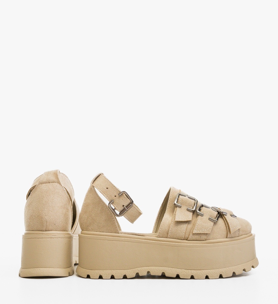 Pantofi Casual Koerel Bej Eleganți și Confortabili - imagine 4
