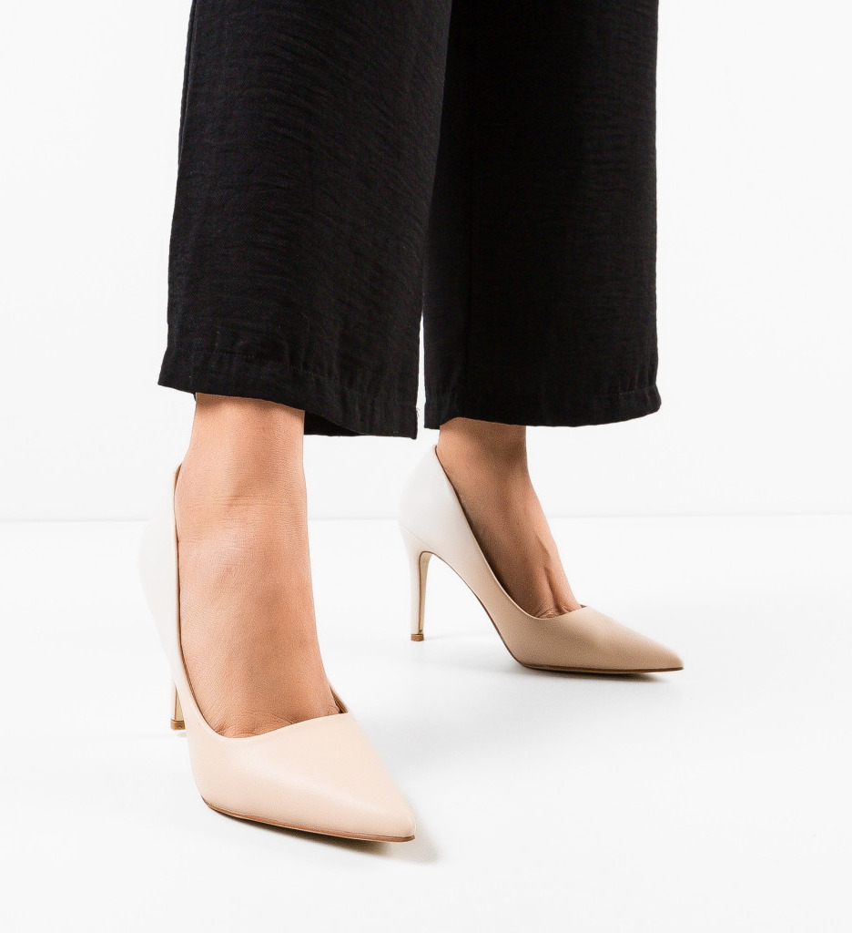 Pantofi dama Howe Bej | Eleganță și Stil - imagine 5