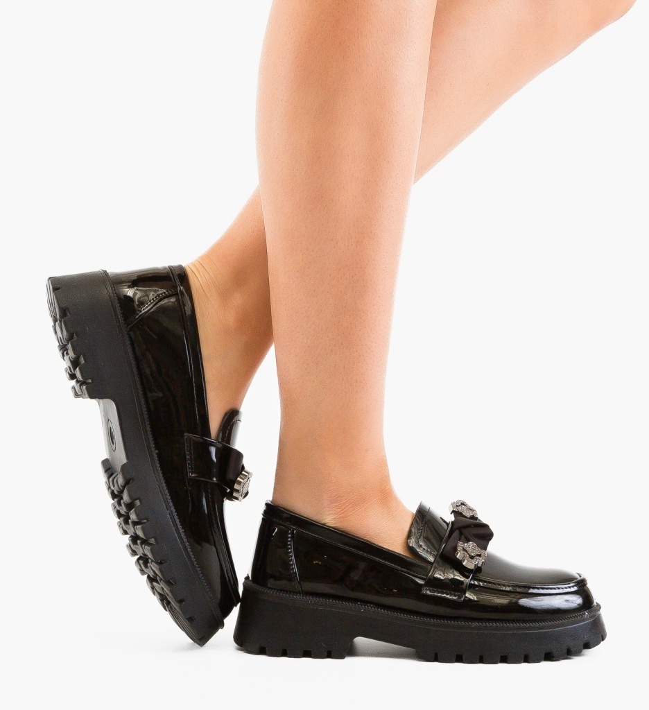 Pantofi Casual Dama Vrerru Negri – Confort & Stil - imagine 3