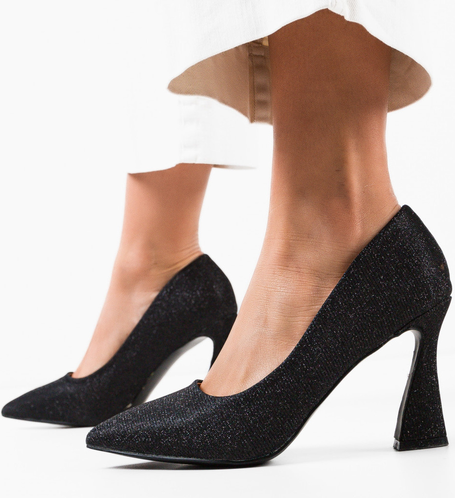 Pantofi Dama Elaine Negri | Eleganță Clasică - imagine 4