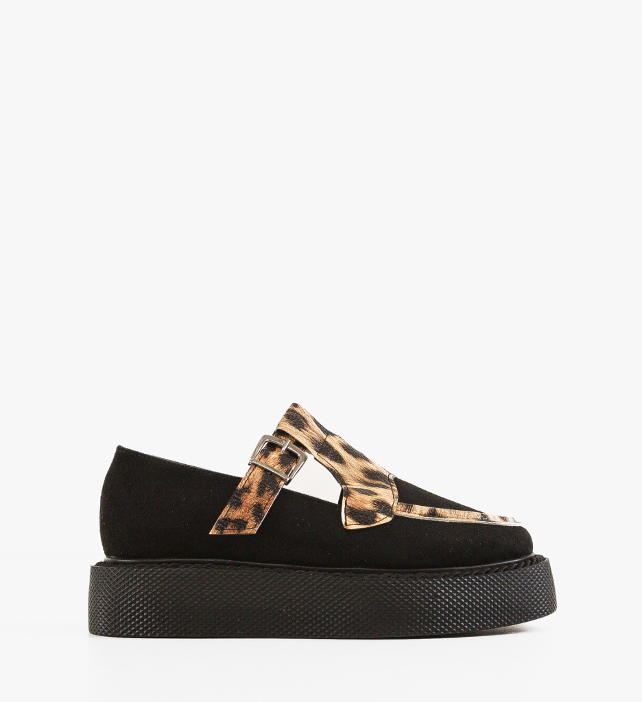Pantofi Casual Teylar Negri | Confort & Stil - imagine 7