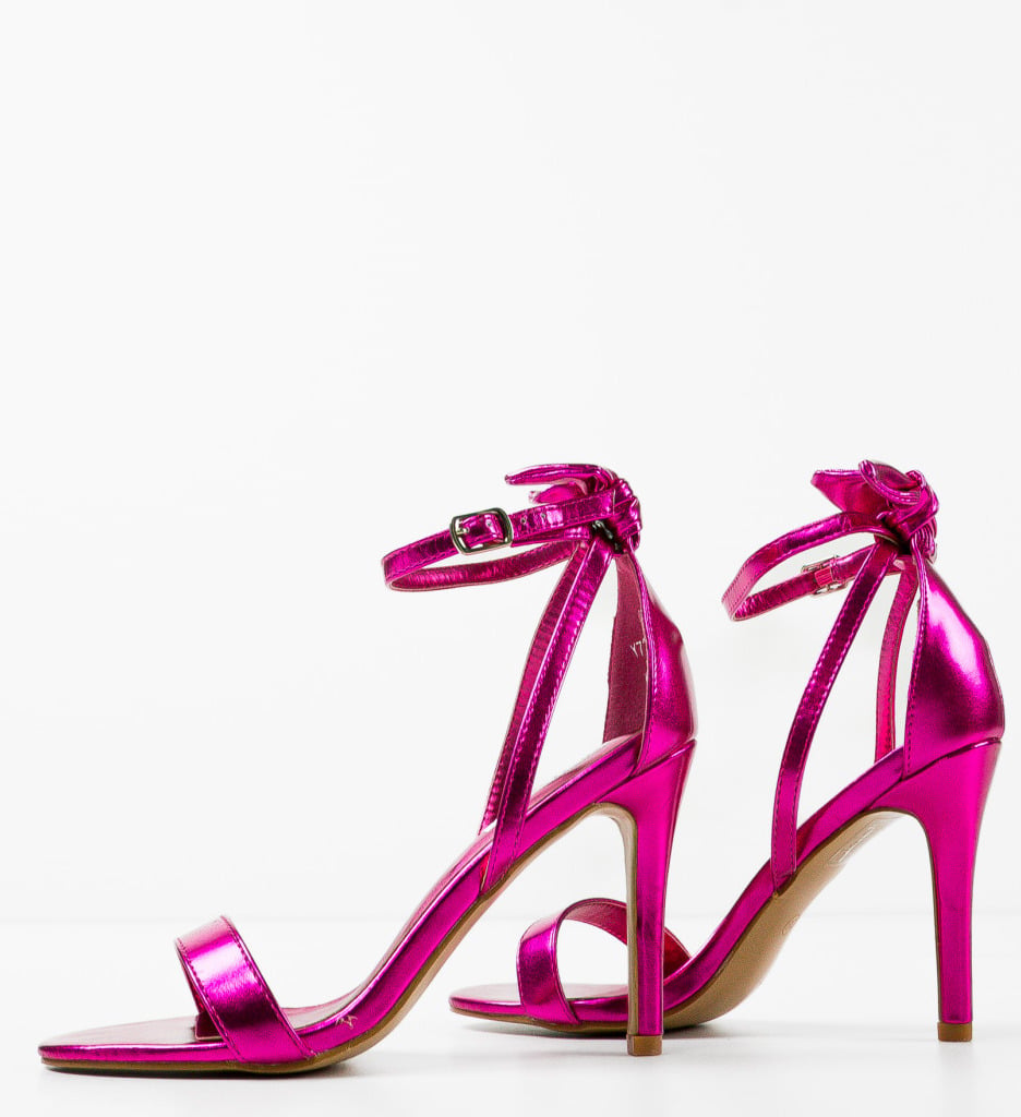 Sandale Toc Tammie Fuchsia | Eleganță și Stil - imagine 9