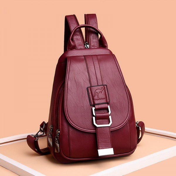 Rucsac Dama Rosra Alya Bordo - Elegant și Practic - imagine 7