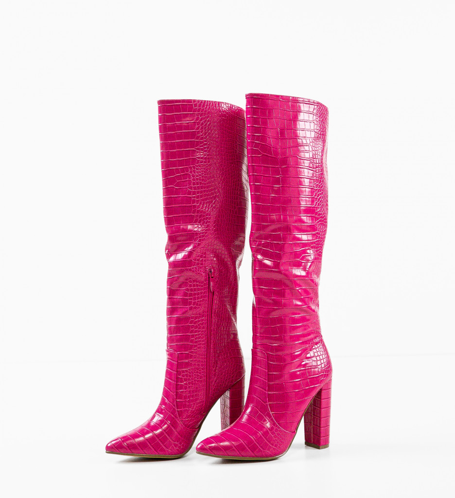 Cizme Joan Fuchsia | Eleganță și Stil - imagine 6