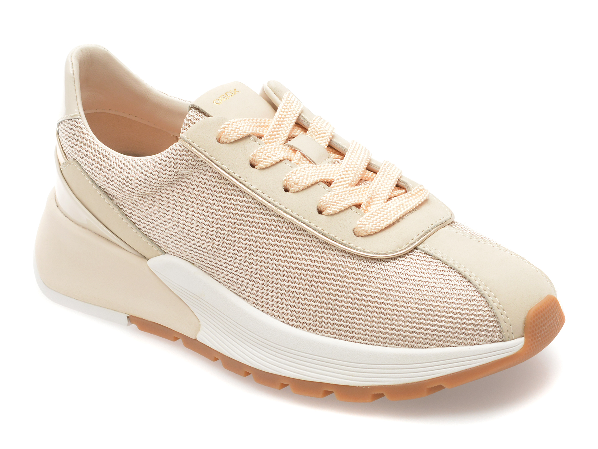 Pantofi Sport GEOX D655JA Bej Confort Respira