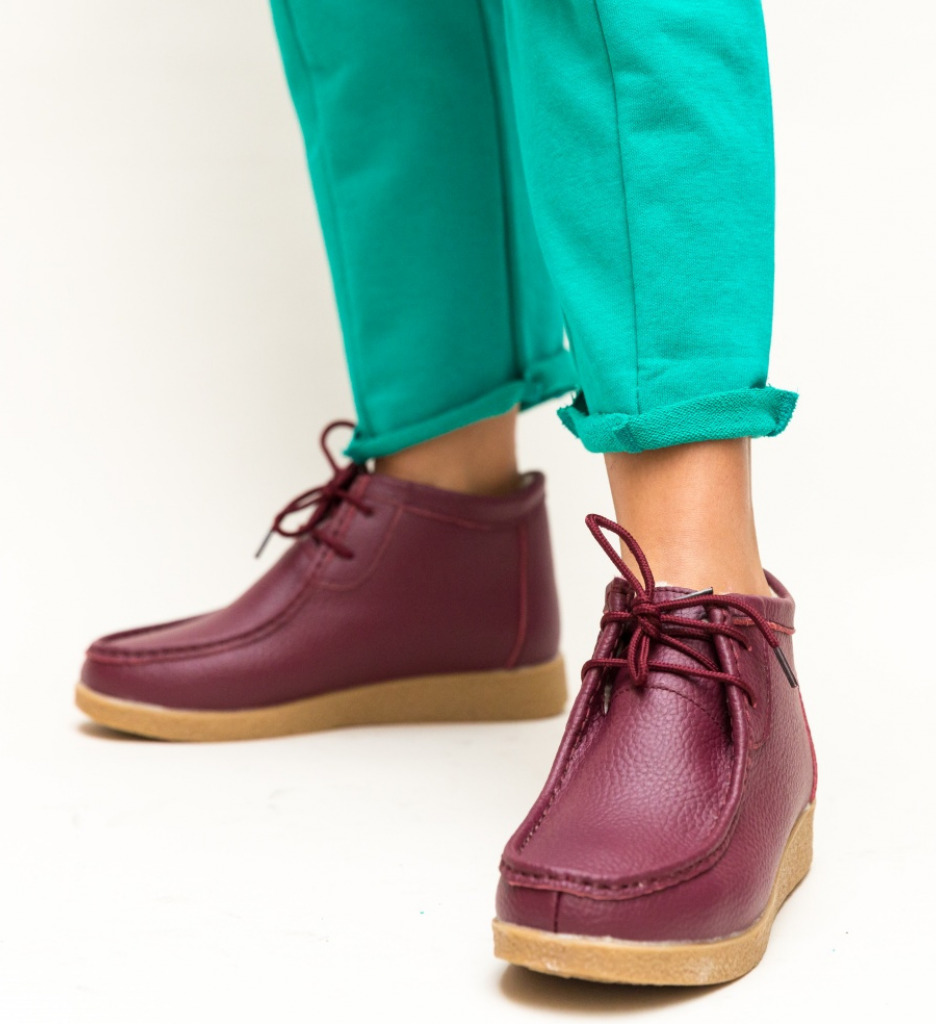 Pantofi Casual Munela Grena - Confort și Stil - imagine 4