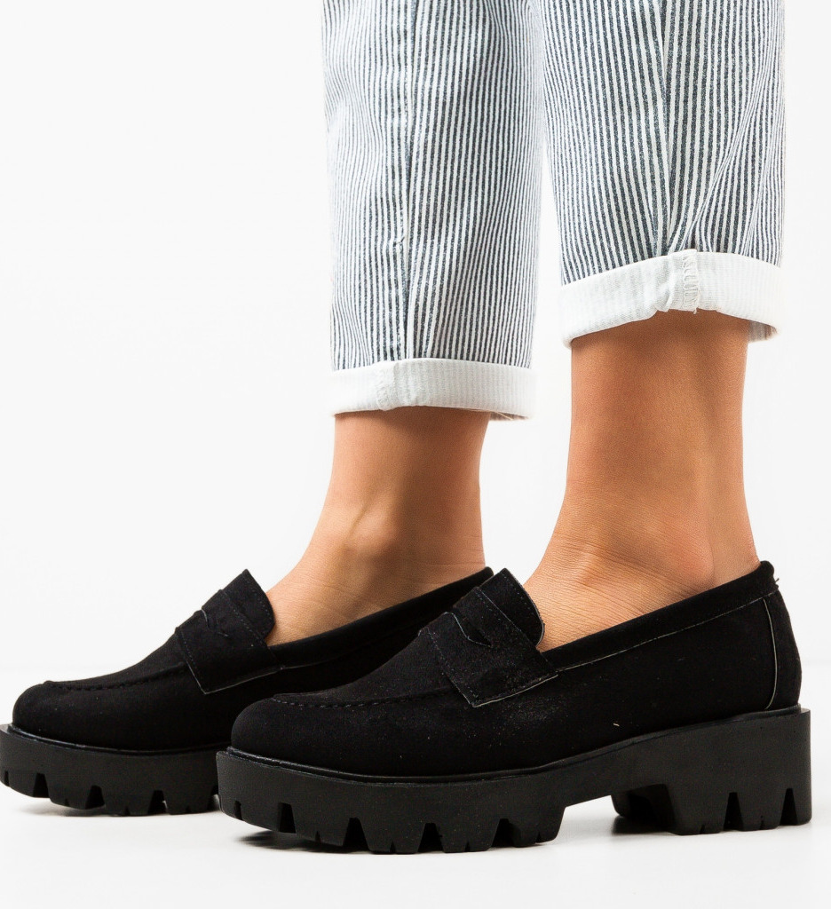 Pantofi Casual Dama Gyna Negri - Confort si Stil - imagine 3