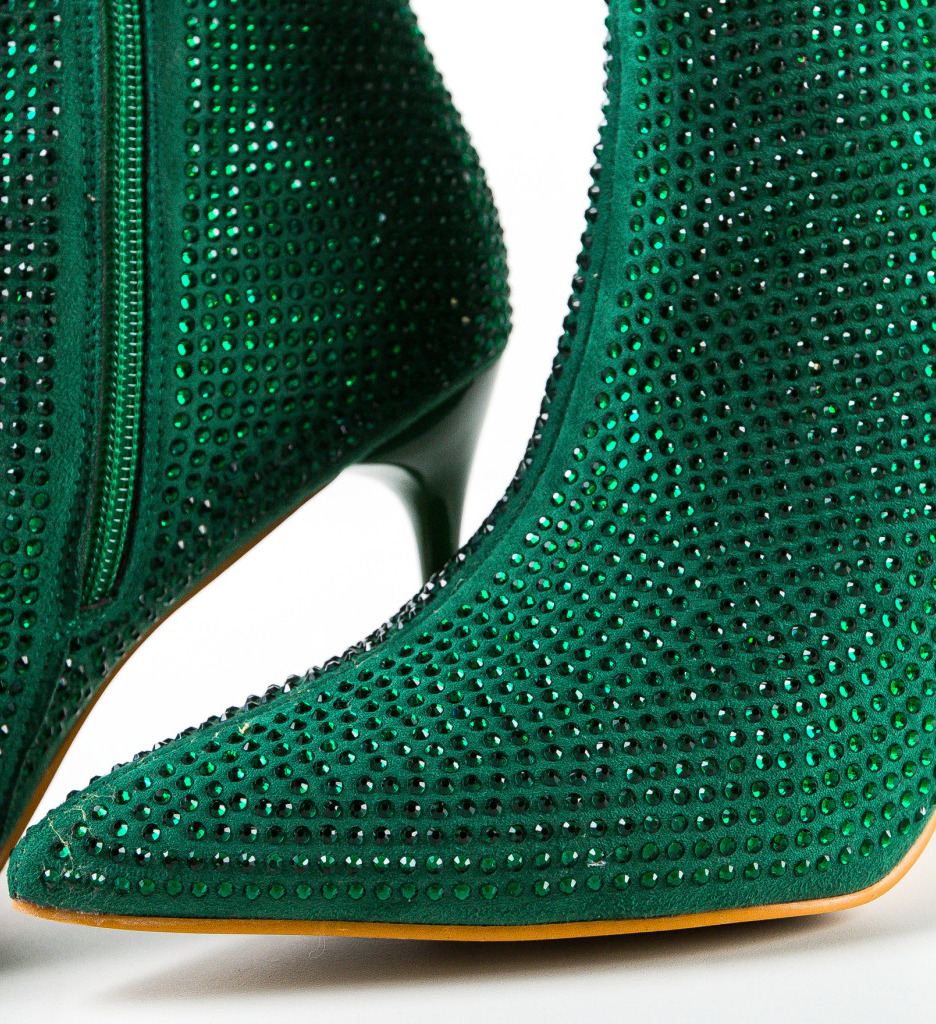 Botine Dama Zayne Verzi - Eleganță și Stil - imagine 8
