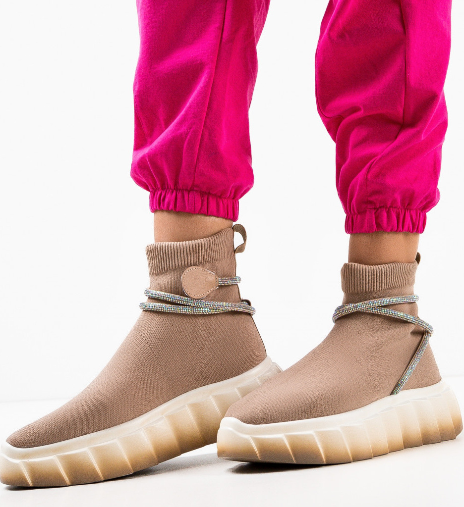 Sneakers Dama Joel Bej - Confort și Stil
