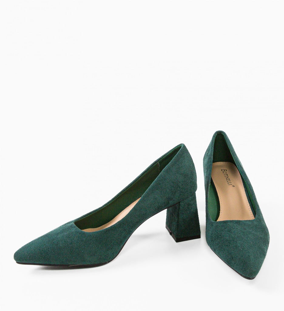 Pantofi cu Toc Adria Verzi | Eleganță - imagine 9