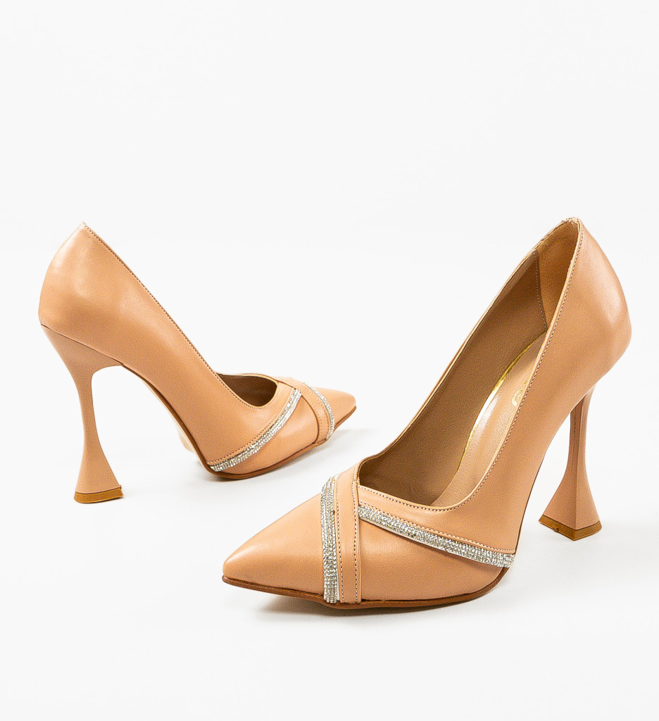 Pantofi Dama Nude Revuele - Eleganță și Versatilitate - imagine 5