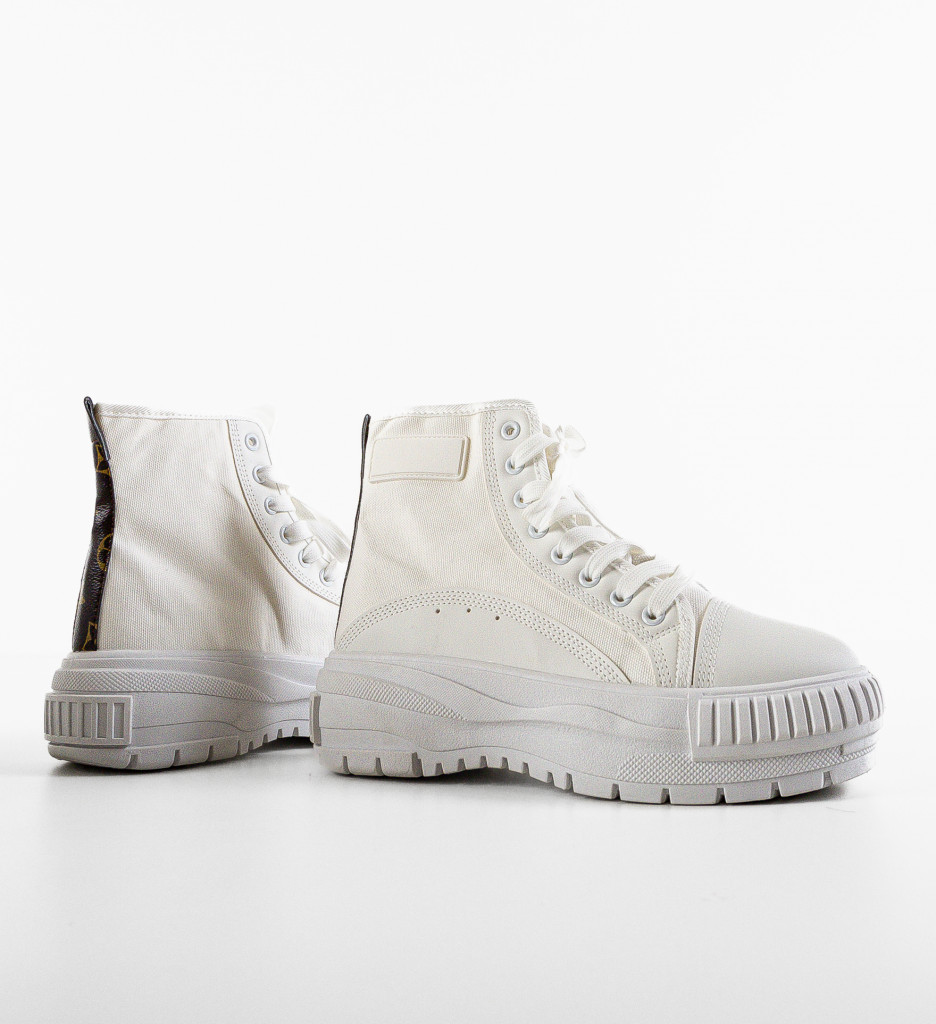 Sneakers Dama Chun Albi - Confort și Stil Urban - imagine 8