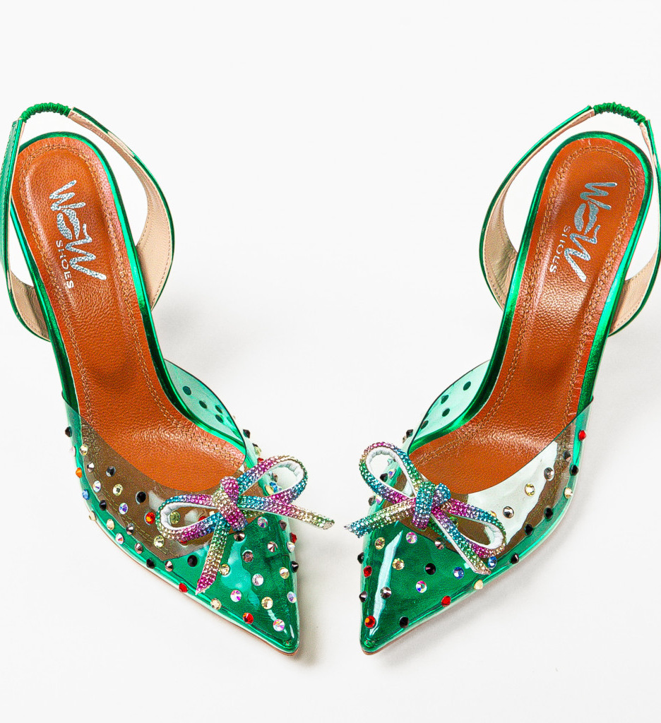 Pantofi Karambol Verzi | Eleganță și Stil Unic - imagine 6