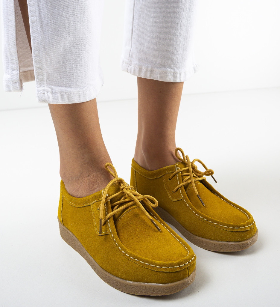Pantofi Casual Neca Galbeni - Confort și Stil