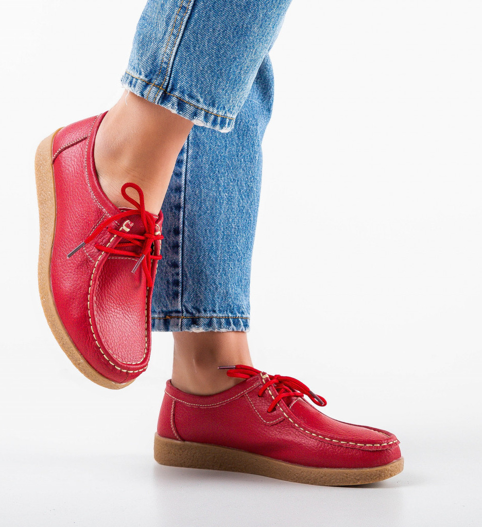 Pantofi Casual Niko Rosii - Stil și Confort - imagine 2