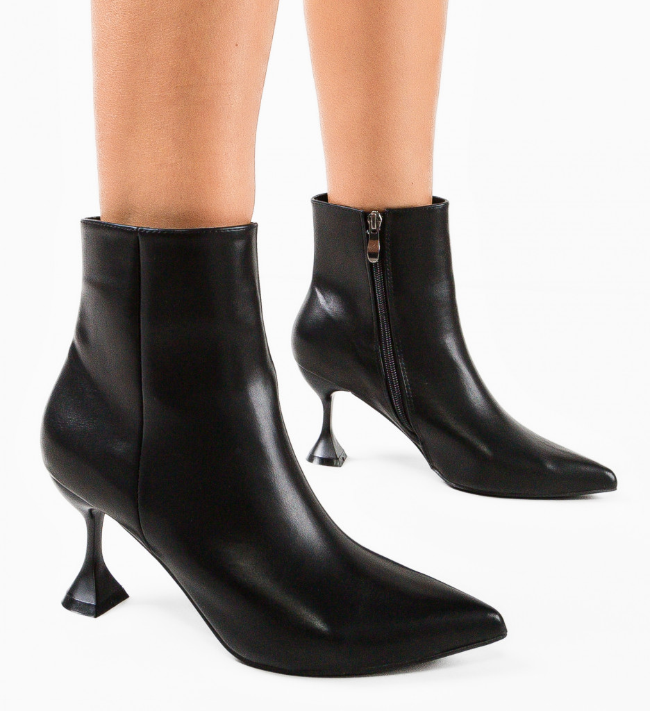 Botine Dama Vinny Negre - Eleganță și Confort - imagine 3